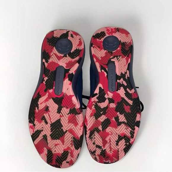 Under Armour Lockdown Basketball Shoe Size 6Y Gray Pink - Picture 7 of 10